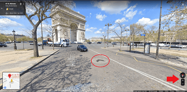 गूगल मैप्स सड़क दृश्य