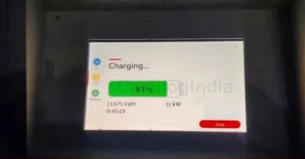 Citroen C3 EV चार्जिंग