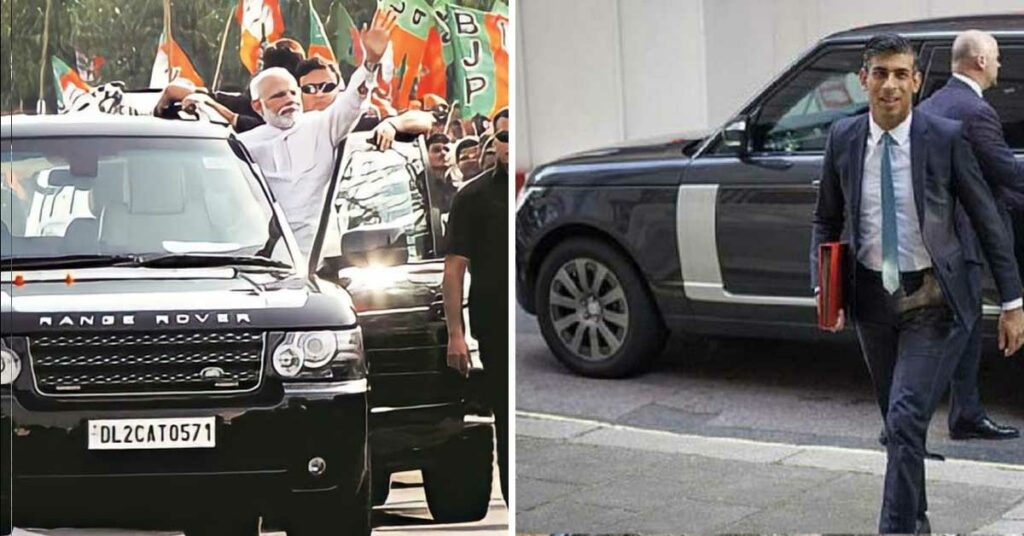 PM Modi vs Rishi Sunak car collection