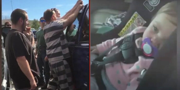 कैदियों ने कार के अंदर फंसे 1 साल के बच्चे को बचाया