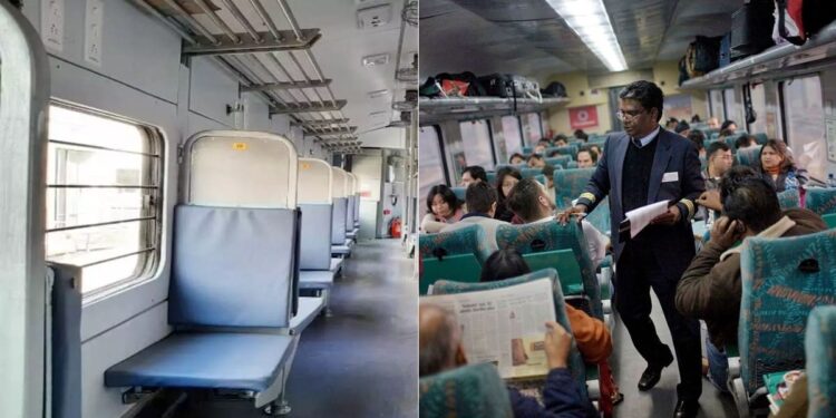 रेल यात्री पाता है कि उसकी सीट मौजूद नहीं है