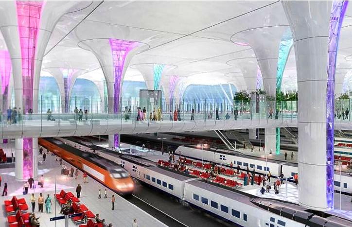 नई दिल्ली रेलवे स्टेशन का जीर्णोद्धार किया जाना है