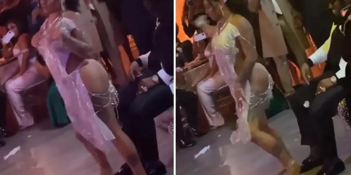 Wedding Video: अपनी ही शादी में दुल्हन ने तोड़ी बोल्डनेस की सारी हदें, बैकलेस ड्रेस पहने मेहमानों के सामने किया लैप डांस- देखें वीडियो