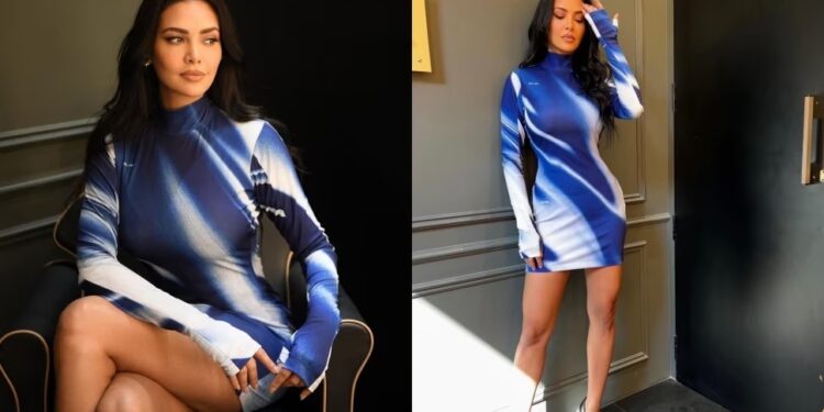 टाइट ब्लू ड्रेस में ईशा गुप्ता ने फ्लॉन्ट की सेक्सी बॉडी, बिना पैंट शेयर की बोल्ड तस्वीरें