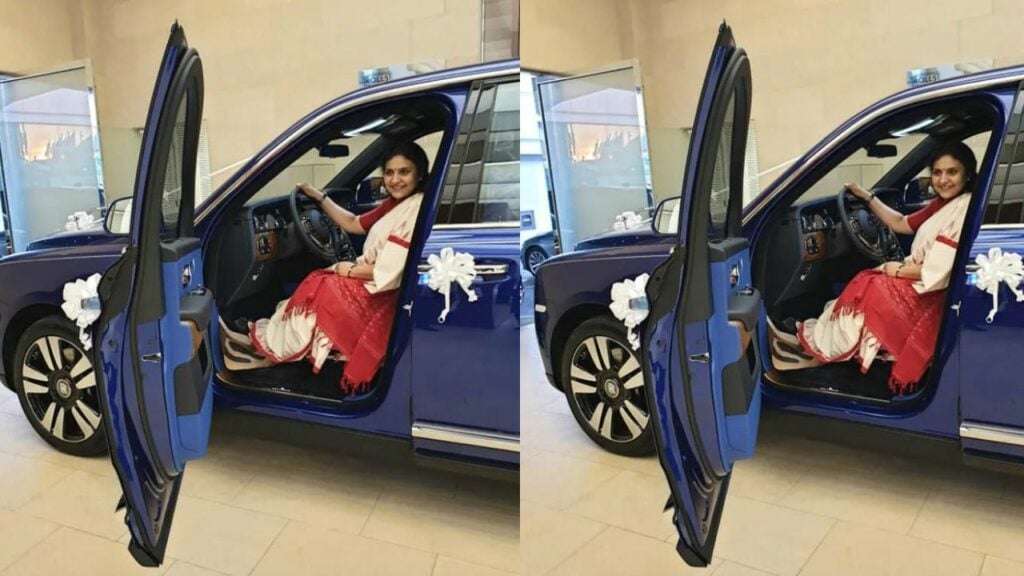 Abhini Sohan Roy with Rolls Royce Cullinan