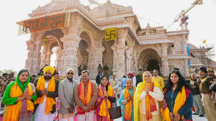 'अयोध्या का दौरा किया, लेकिन सनातन विरोधी गठबंधन में हैं': दिल्ली के सीएम केजरीवाल के राम मंदिर दौरे पर बीजेपी