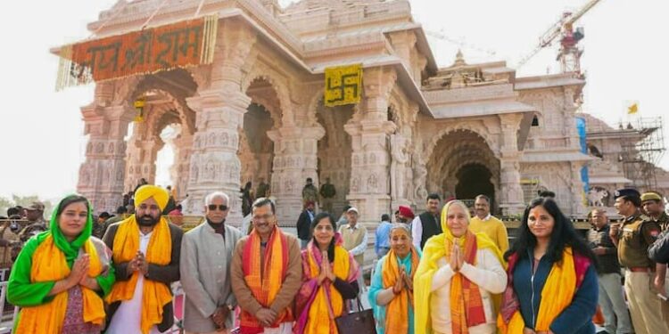 'अयोध्या का दौरा किया, लेकिन सनातन विरोधी गठबंधन में हैं': दिल्ली के सीएम केजरीवाल के राम मंदिर दौरे पर बीजेपी
