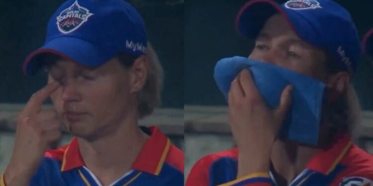 कप्तान मेग लैनिंग अपने आँसू रोकने में विफल रहीं क्योंकि दिल्ली कैपिटल्स लगातार दूसरा WPL फ़ाइनल हार गई - देखें