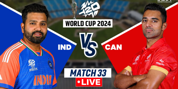 IND vs CAN T20 विश्व कप 2024, लाइव स्कोर: कनाडा के खिलाफ सुपर 8 में अजेय भारत की नजर