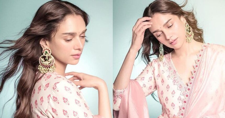 Aditi Rao Hydari stunned in Angrakha suit, from make-up to hairstyle, stole hearts with every style, you too must try it