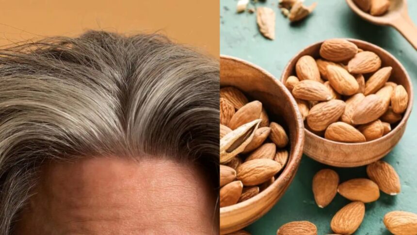 Almonds can turn white hair into black, know how to use it to get black hair?  - India TV Hindi