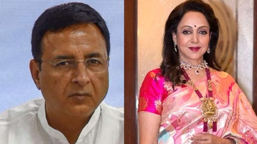 Comments on Hema Malini cost Randeep Surjewala a lot, EC bans him from campaigning - India TV Hindi