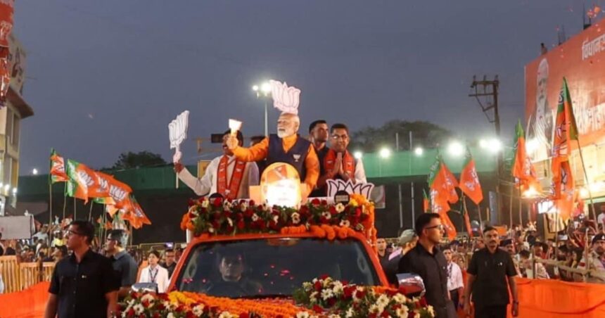 'Flood of enthusiasm, passion and excitement...' Modi-Modi slogans echoed, roads turned saffron