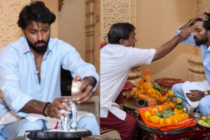 Hardik Pandya reached Somnath temple, fans said 'God never leaves you' - India TV Hindi
