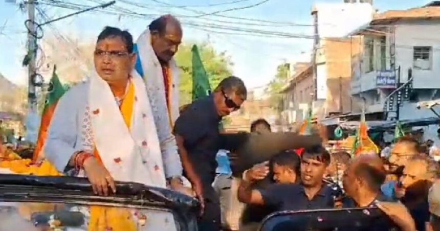 Huge lapse in security of CM Bhajanlal Sharma, radiator of CM's car burst, chaos created