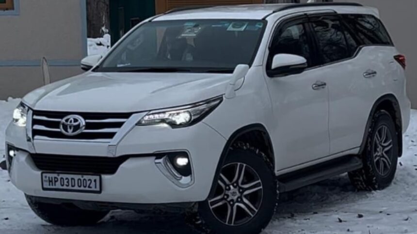 JP Nadda's Fortuner car recovered from Banaras, it was stolen from Delhi on demand - India TV Hindi