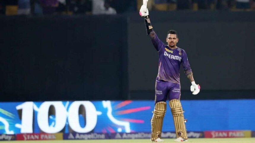 KKR vs RR: Sunil Narayan scored the first century of his T20 career, this happened for the first time in the history of IPL - India TV Hindi