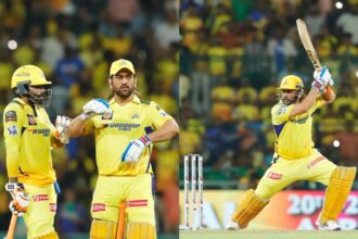 LSG vs CSK: MS Dhoni hits 360 degree shot in Lucknow, a dazzling 101 meter six - India TV Hindi