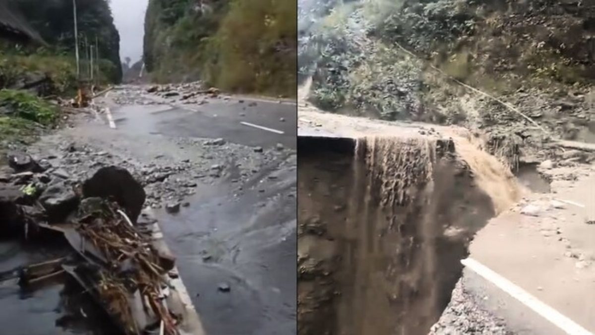 Landslide in Arunachal Pradesh: Rain becomes a disaster in Arunachal Pradesh, landslide near China border, connectivity lost from many areas