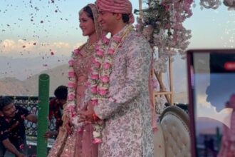 'Love Aaj Kal' actress got married, husband kept looking at the bride in pink dress - India TV Hindi
