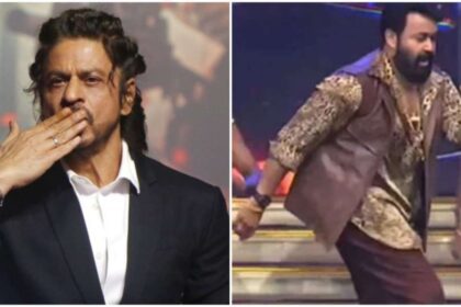 Mohanlal did such a dance on Shahrukh Khan's song, King Khan was also shocked, said - I wish... - India TV Hindi