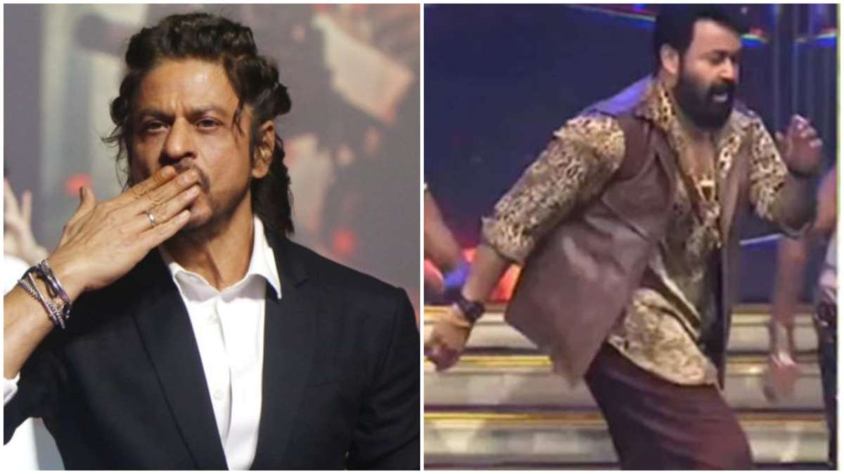 Mohanlal did such a dance on Shahrukh Khan's song, King Khan was also shocked, said - I wish... - India TV Hindi