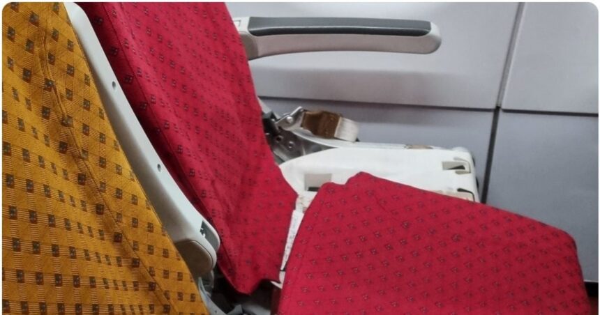 Passenger put Air India in class after being given a seat with broken window