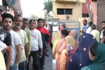 Positive news of voting: Crowd gathered to vote in Jammu, long queues at polling booth - India TV Hindi