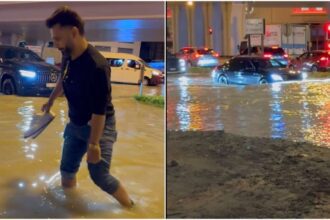 Rahul Vaidya showed the horrifying scene of flood in Dubai, you will be surprised after watching the video - India TV Hindi