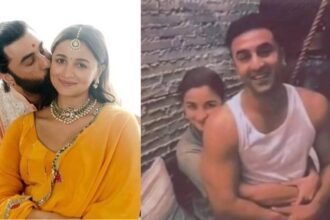 Ranbir Kapoor sitting on Alia's lap, celebrated special day with Raha in this style - India TV Hindi
