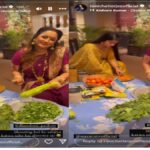 Rani Chatterjee: Vegetables are being cut by Rani Chatterjee on the sets of Beti Hamari Anmol