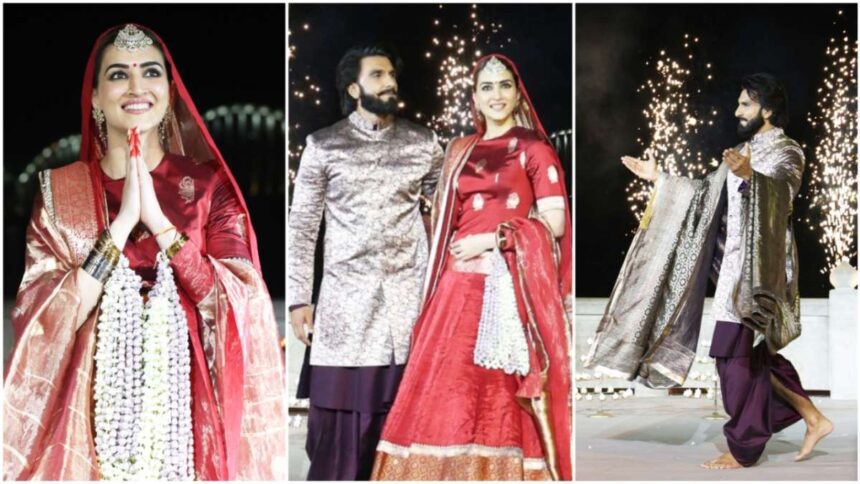 Ranveer-Kriti's magic seen on the ramp in Kashi, stars' looks are being discussed - India TV Hindi