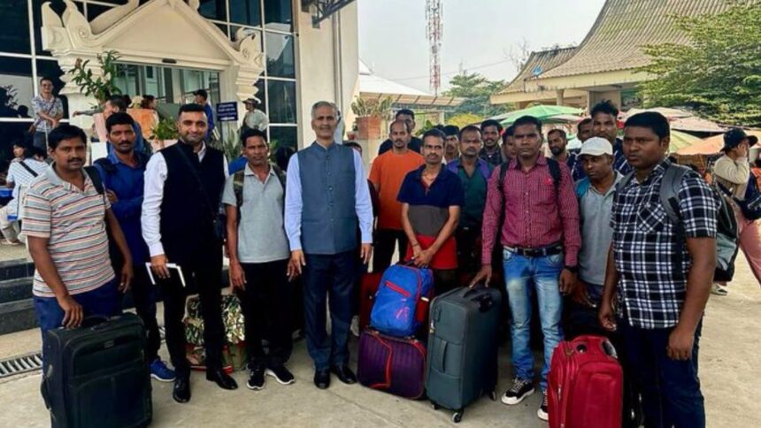 Return home of 17 Indians implicated in illegal activities in Laos ensured - India TV Hindi