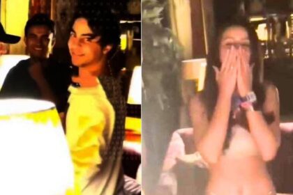 Roommate girlfriend, 8 years older, gave a flying kiss, Shahrukh Khan's darling Aryan smiled after seeing this, VIDEO VIRAL