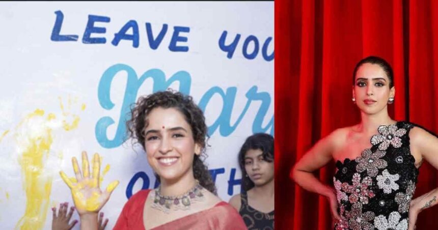 Sanya Malhotra reached out to children suffering from autism, said - 'Giving a good environment will create a better learning environment'