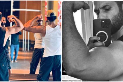 Shahid Kapoor showed his muscles with his brother, the 'macho man' look of both of them caught the attention of fans - India TV Hindi