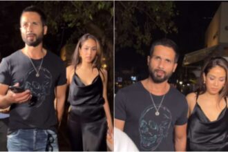 Shahid Kapoor was leaving after dinner with wife Mira, got angry at paps because of this - India TV Hindi