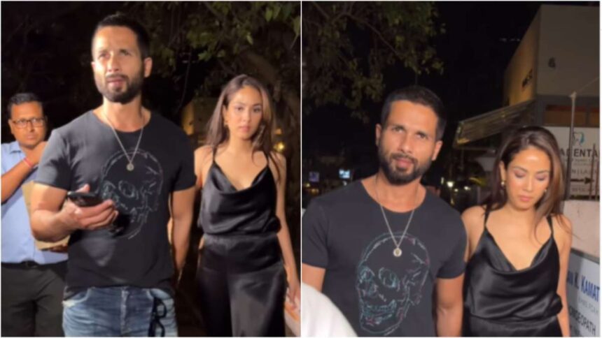 Shahid Kapoor was leaving after dinner with wife Mira, got angry at paps because of this - India TV Hindi