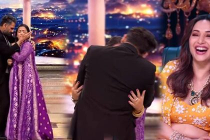 Sunil Shetty romanced Bharti in 'Dhadkan' style, kissed in front of Madhuri - India TV Hindi