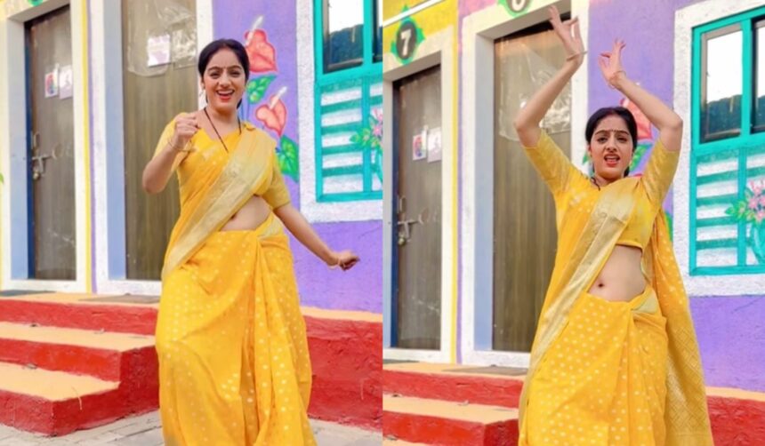 TV's cultured daughter-in-law had to bear the burden of following the trend, users got angry after seeing the actress' dance - India TV Hindi