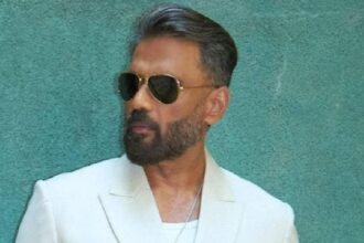 Tashan of 'Anna' will be seen again, will be seen doing powerful action!  Sunil Shetty's look from snowy hills goes viral
