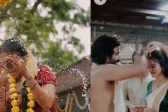 The hero who gave the blockbuster film of 2024 wore silk dhoti on the wedding of a South actress, on the special day, see PICS