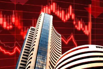 There was a brake on the ongoing rise in the stock market, Sensex fell by 609 points, Bajaj stocks fell - India TV Hindi