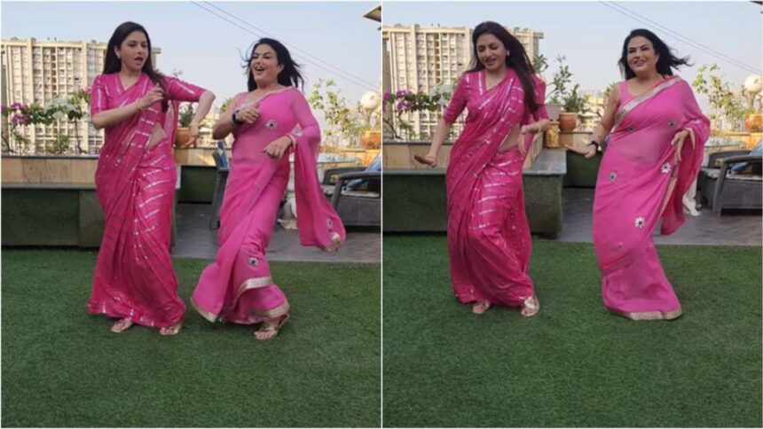 These two 90s actresses flaunt their amazing curves on Marathi song 'Gulaabi Saree' - India TV Hindi
