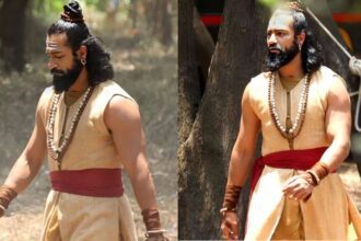 Vicky Kaushal was seen roaming in the forest in the avatar of Jatadhari!  Picture leaked on social media - India TV Hindi
