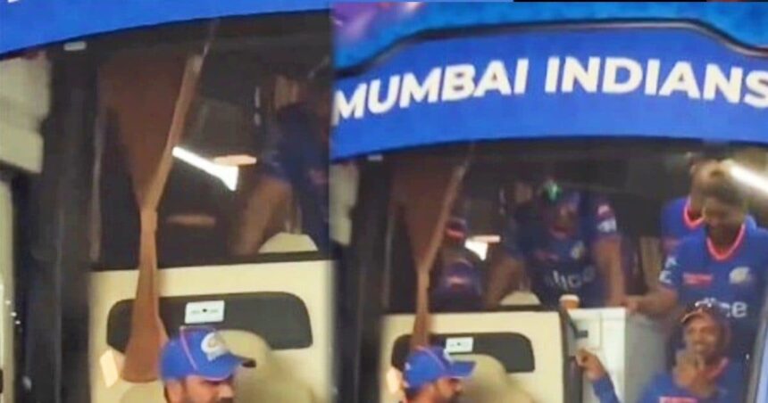 Video: Rohit Sharma became the bus driver of Mumbai Indians, did this work for the team