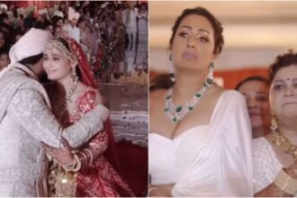 When Aarti Singh did the bridal entry, the whole family cried, even the husband became emotional - India TV Hindi