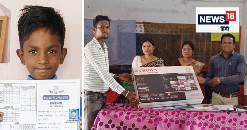 When his son topped, the father was overjoyed, gave this expensive gift to the school