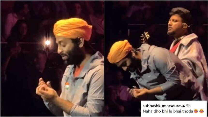 Arijit Singh started cutting nails on stage during performance, video went viral - India TV Hindi