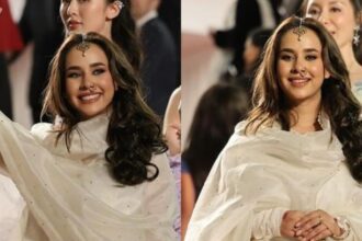 Cannes Film Festival: Sunanda Sharma won hearts with her desi style, posed on the red carpet wearing a Punjabi suit